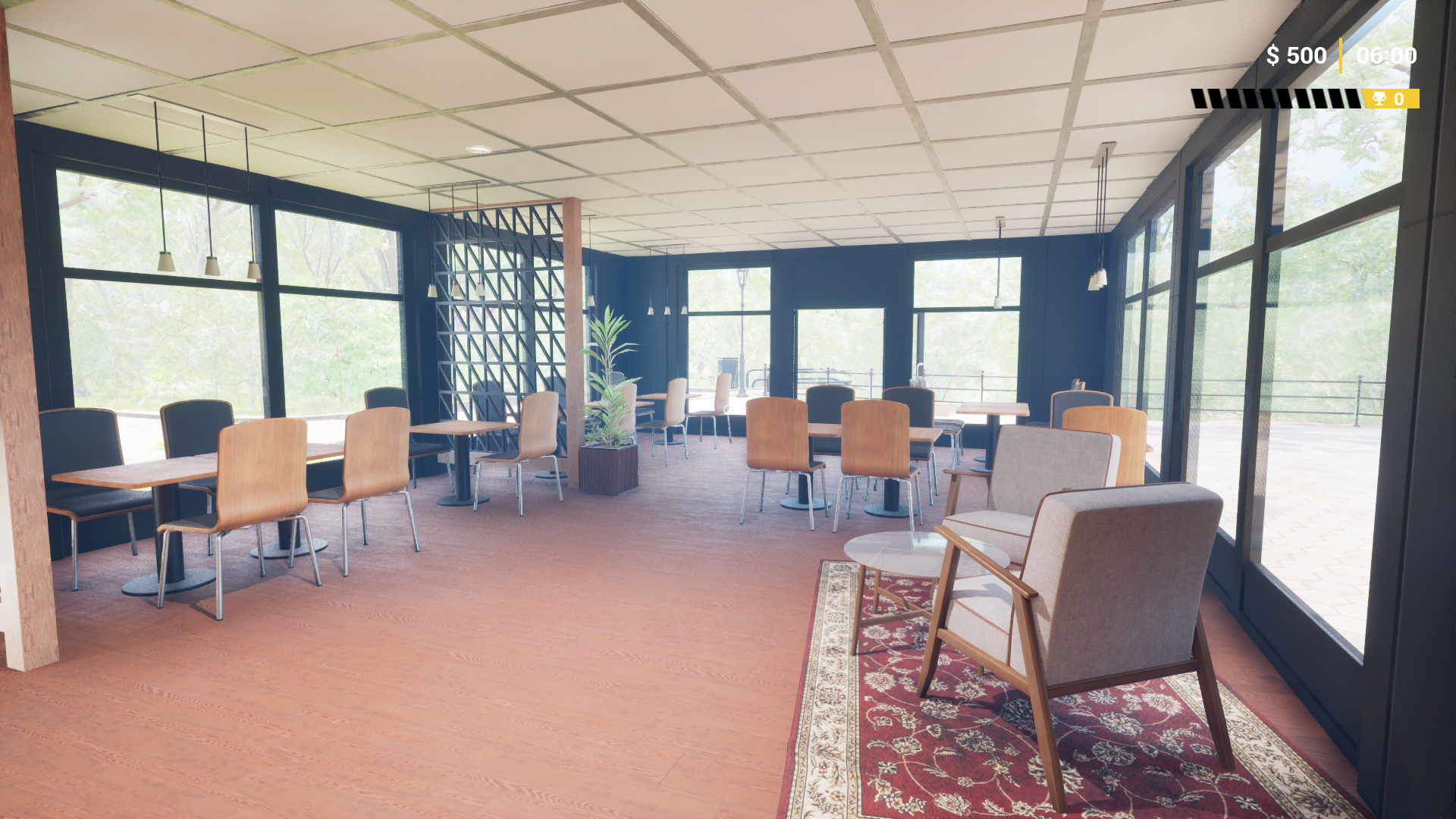 Bakery Cafe Simulator cafe interior